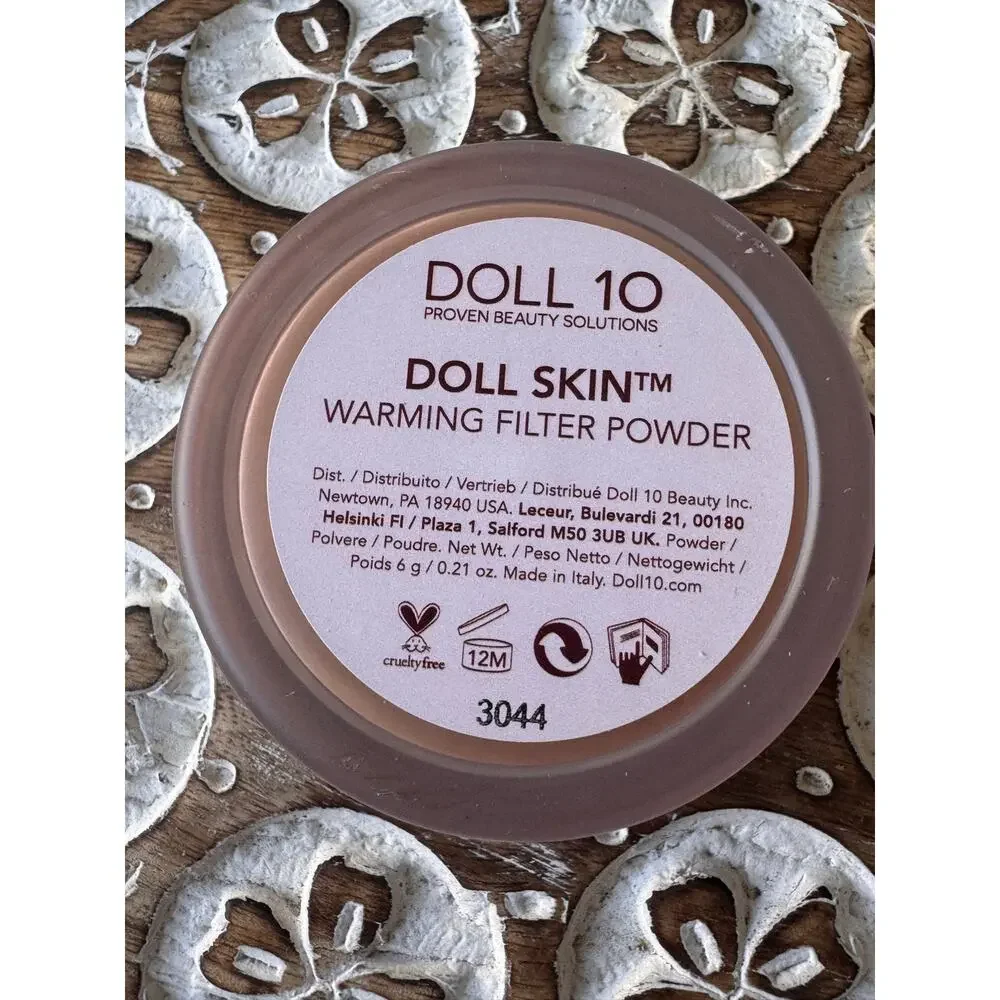 Doll 10 Doll Skin Warming Filter Powder 0.21 oz Full Size New Without Box